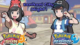 10 Hours KoniKoni City Night Music  Pokemon Sun amp Moon Music Extended [upl. by Frierson]