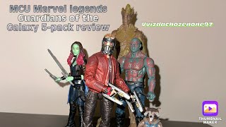 Throwback review Marvel legends Guardians of the Galaxy 5pack review [upl. by Kostival]