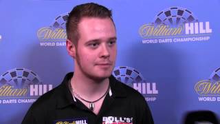 Interview  Max Hopp Shocks Mervyn King At Ally Pally [upl. by Lipson480]