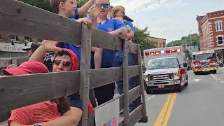 Fourth of July parade in Brattleboro [upl. by Ateekan619]