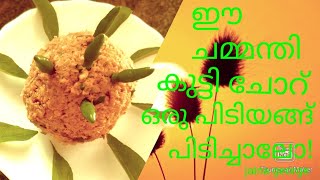 JainageorgeHow to Make Special Kanthari Chammanthi Edikkallil  Thick Coconut Chutney Recipe [upl. by Fritze320]