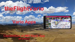 XC Vario  Paragliding Variometer App using the IMU Barometer and GNSS zero delay vario AI Sense [upl. by Cumine]