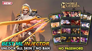 LATEST ML INJECTOR NEW UPDATE NO BAN 2024  UNLOCK ALL SKIN IN MOBILE LEGENDS  NEW PATCH [upl. by Cleon829]