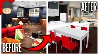 House Flipper  BUYING A GAMING HOUSE House Flipper Gameplay [upl. by Nirda876]