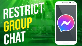 How To Restrict Group Chat In Messenger 2023 [upl. by Ilahsiav]