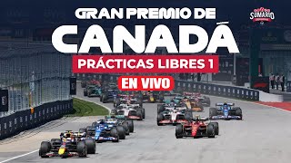 TIEMPOS EN VIVO GRAN PREMIO DE CANADÁ  LIBRES 1 F1 [upl. by Eirffej]