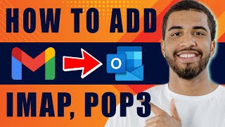 MS Outlook Configuration for Gmail Account  How to Add Gmail to Outlook Imap POP3 2024 [upl. by Chrotoem]