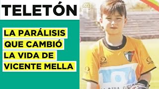 Teletón 2022  La historia del cadete de Palestino Vicente Mella [upl. by Sebastian]