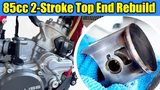 85cc 2stroke Dirt Bike Top End Rebuild  2023 GasGas MC 85  KTM 85 SX  Husqvarna TC 85 [upl. by Tamiko]