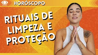 Aprenda a fazer rituais de limpeza e proteção para tirar as energias negativas  Horóscopo na Band [upl. by Hollinger188]