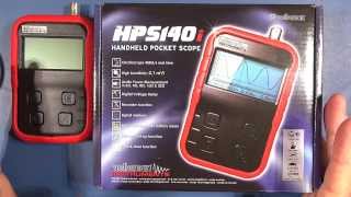 QTV 5  Velleman HPS140i Portable Pocket Oscilloscope [upl. by Nitsraek668]