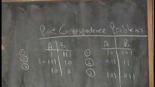 Lecture 10  Undecidability and CFLs Part 18 [upl. by Anrym]