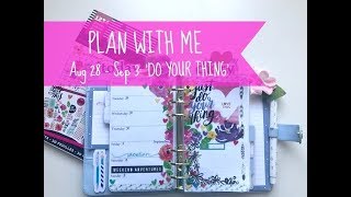 PLAN WITH ME  Personal Size  Medium Kikkik Planner  DO YOUR THING [upl. by Akiemaj221]