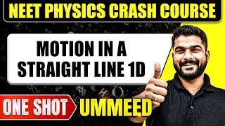 MOTION IN A STRAIGHT LINE 1D in 1 Shot All Concepts Tricks amp PYQs  NEET Crash Course  Ummeed [upl. by Allebram]