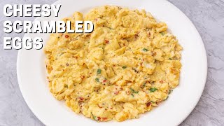 Cheesy Scrambled Eggs  How to make Cheesy Scrambled Eggs  Simple Egg Recipe  Shakuntalas Kitchen [upl. by Ilhsa586]