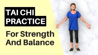 Tai Chi Exercise For Strength And Balance  Senior Fitness [upl. by Tresa]