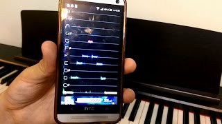 歌唱工具2 改善音準app PitchLab Guitar Tuner Lite [upl. by Mano]