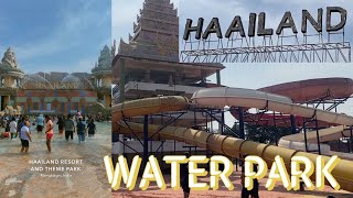 Haailand amusement park water park 2024  Vijayawada Guntur  Water park haaland trending viral [upl. by Acirema]