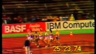 EUROPEAN CHAMPIONSHIPS 1986 10000M FINAL STUTTGART Mats Erixon [upl. by Nosemyaj274]