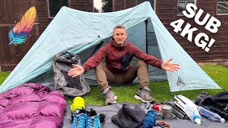 My ULTIMATE ultralight backpacking gear set up [upl. by Sirc108]