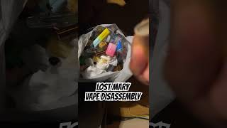 Lost Mary Vape Disassembly electronics lithiumionbattery disposablevape [upl. by Oinolopa]