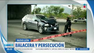 Tiroteo y persecución resulta en la detención de dos personas en Escobedo Nuevo León  Paco Zea [upl. by Silliw556]