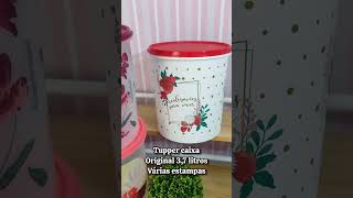 Tupper caixas originais Tupperware de 37 litros qual que tá faltando na sua coleção [upl. by Emoryt660]