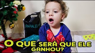 O QUE SERÁ QUE O CADU GANHOU DE PRESENTE DE NATAL [upl. by Nwahsad]