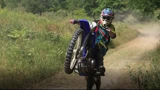 Yamaha TTR 230 Riding Wheelies [upl. by Llydnek314]