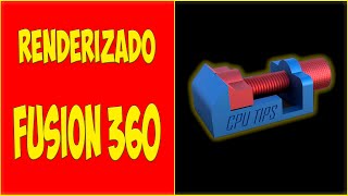 ✨Como RENDERIZAR en FUSION 360  Tutorial FUSION 360 en español [upl. by Ydda274]