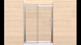 OVE  BEL Soft Close Shower Alcove Installation [upl. by Etirugram]