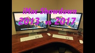 2017 IMac 27 vs 2013 iMac 27 and Review [upl. by Pernas]