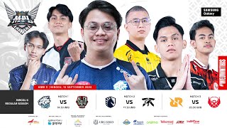 🔴 LIVE  MPL ID S14  Regular Season Hari 3 Minggu 6  Bahasa Indonesia [upl. by Montanez]