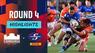 Edinburgh v DHL Stormers  Highlights  Round 4  URC 202425 [upl. by Hum]