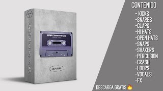 Libreria  Rap Essentials Drum Kit  Hip Hop ❌ Rap ❌ Boombap  Descarga Gratis 🔥⬇️ [upl. by Yeniffit67]