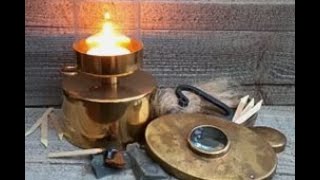 Fire lighting  Traditional Flint amp Steel  Using the Beaver Bushcraft Hudson Bay Tinderbox [upl. by Odnala621]