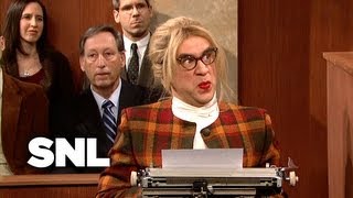 Court Stenographer  Saturday Night Live [upl. by Markowitz]