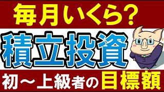 【毎月いくら】投資初心者～上級者・レベル別のおすすめ投資額！新NISA・積立NISA対応 [upl. by Cymbre]