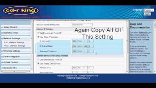 cdrking CW8196 Wireless N router Settings [upl. by Gerry]