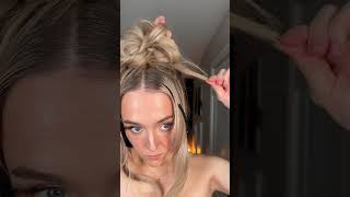 New glam hairstyle unlocked ib Delaney Childs 🤍✨ hairstyleinspo messybuntutorial [upl. by Barbour]