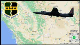 Military Aviation Audio Over Central California  March 17 2024 [upl. by Kifar921]