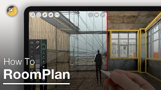 How to Scan a Room to Sketch on a 3D Scaled Model w RoomPlan in Morpholio Trace LiDAR for Design [upl. by Babcock]