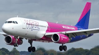 Wizzair London Luton Plane Spotting Airbus A320 Sharklets Wizz Air Wizzcom Hungary Airplanes [upl. by Ettenajna]