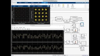 Simulink Simulation of QAM passband signaling to measure the SER Symbol Error Rate [upl. by Erdried]