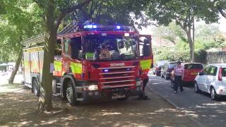 Bucks Fire Brigade gets a shout while at a Sports day at Bradwell Village [upl. by Amalita]