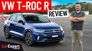 2024 Volkswagen TRoc R inc 0100 amp braking review [upl. by Victorie]