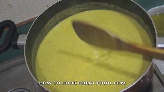 Cream of Zucchini Recipe  Courgette Kusa Koosa [upl. by Lamek]