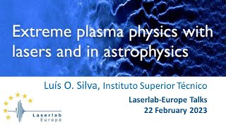 LLE Talks Extreme plasma physics with lasers and in astrophysics [upl. by Wilkens739]