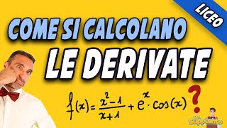 Calcolare le derivate con le regole di derivazione e le derivate notevoli  Mr Supplento [upl. by Cissy]