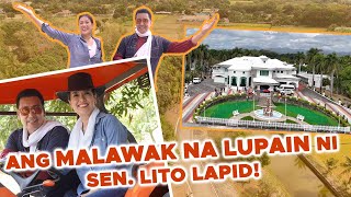 EXCLUSIVE FARM TOUR WITH SENATOR LITO LAPID AKA LEON GUERRERO  Bernadette Sembrano [upl. by Atidnan]